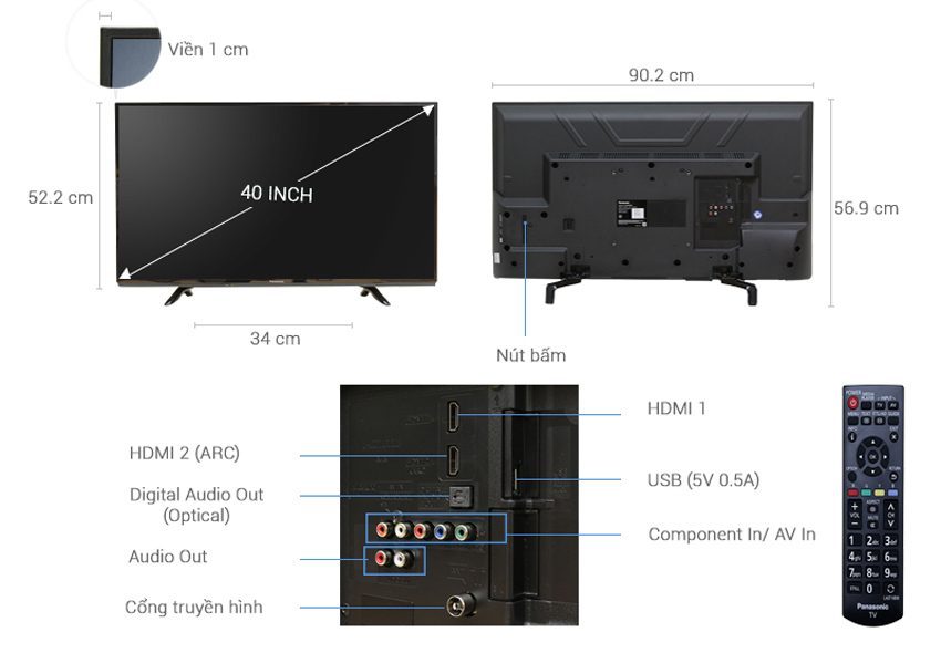 Chi tiết của  Smart Tivi Panasonic TH-40D400V 