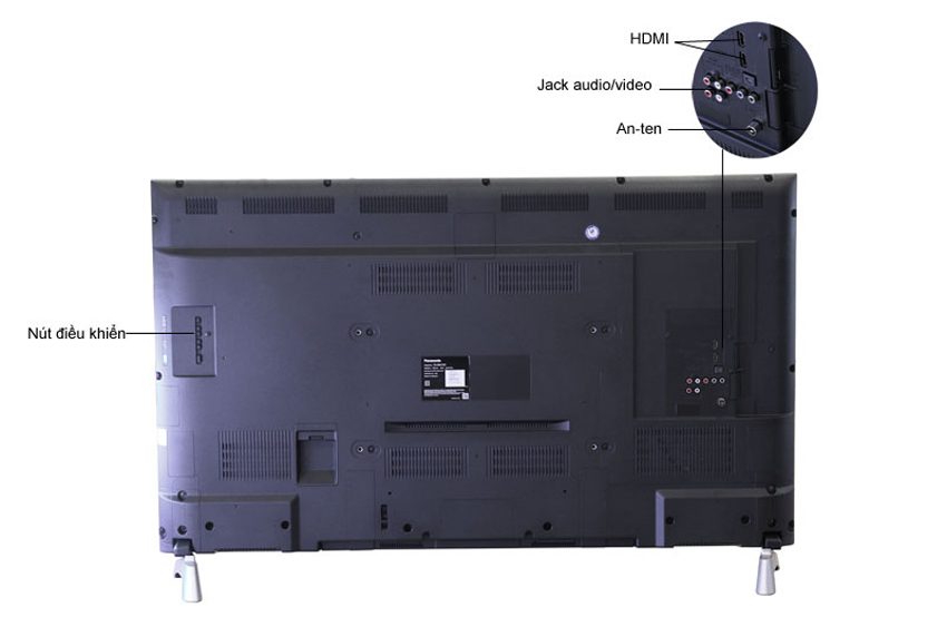 Mặt sau của Smart Tivi Panasonic TH-49D410V 