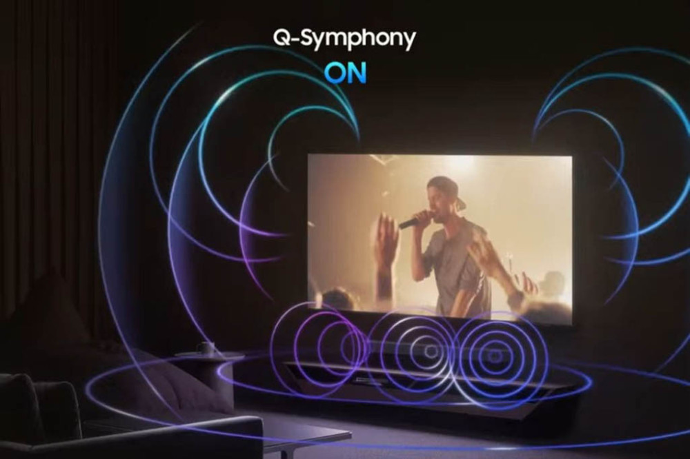 Âm thanh vòm sống động cùng với Q-Symphony