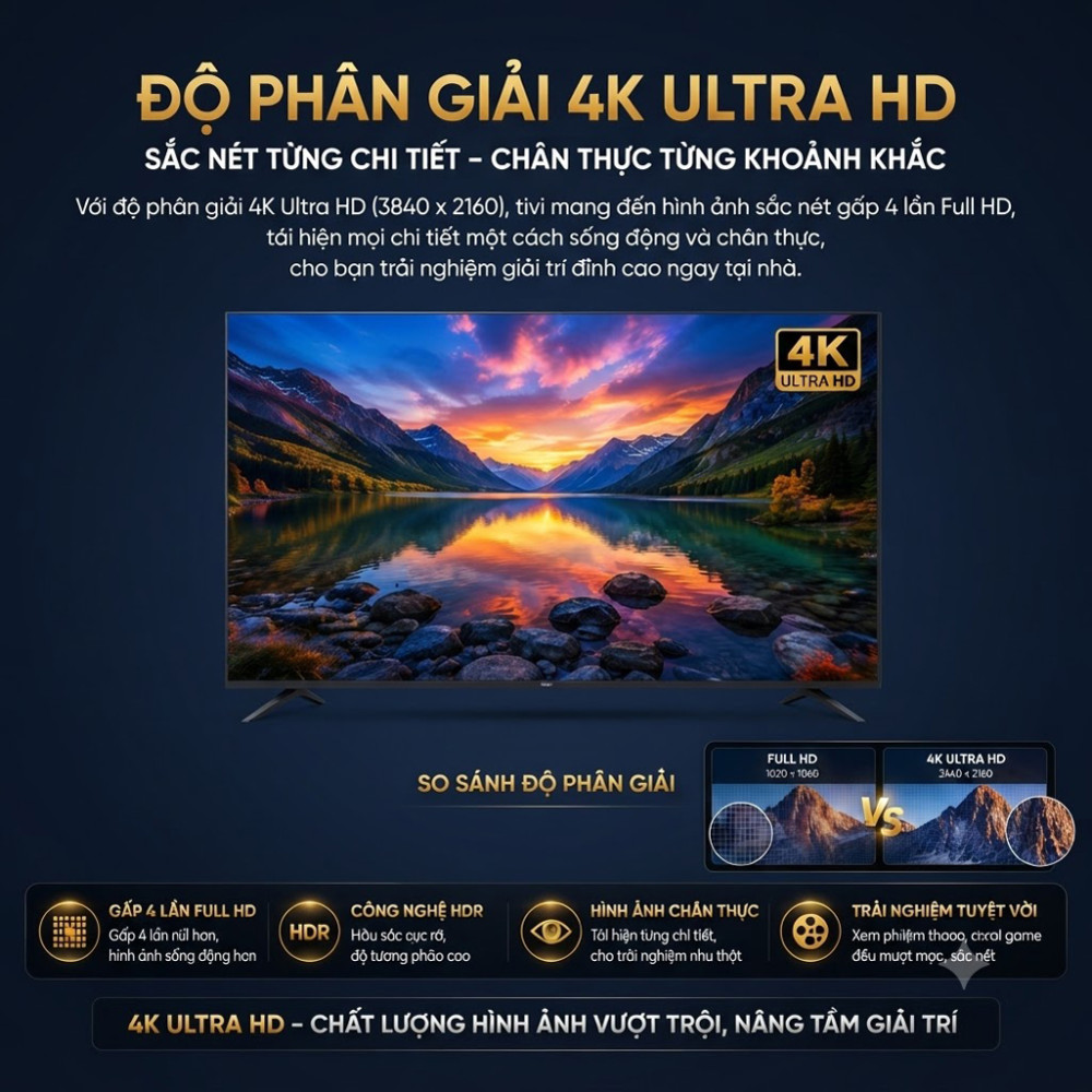 Smart tivi Qled VSP 4K 85 inch VUE85GQU01QPRO - Hàng chính hãng