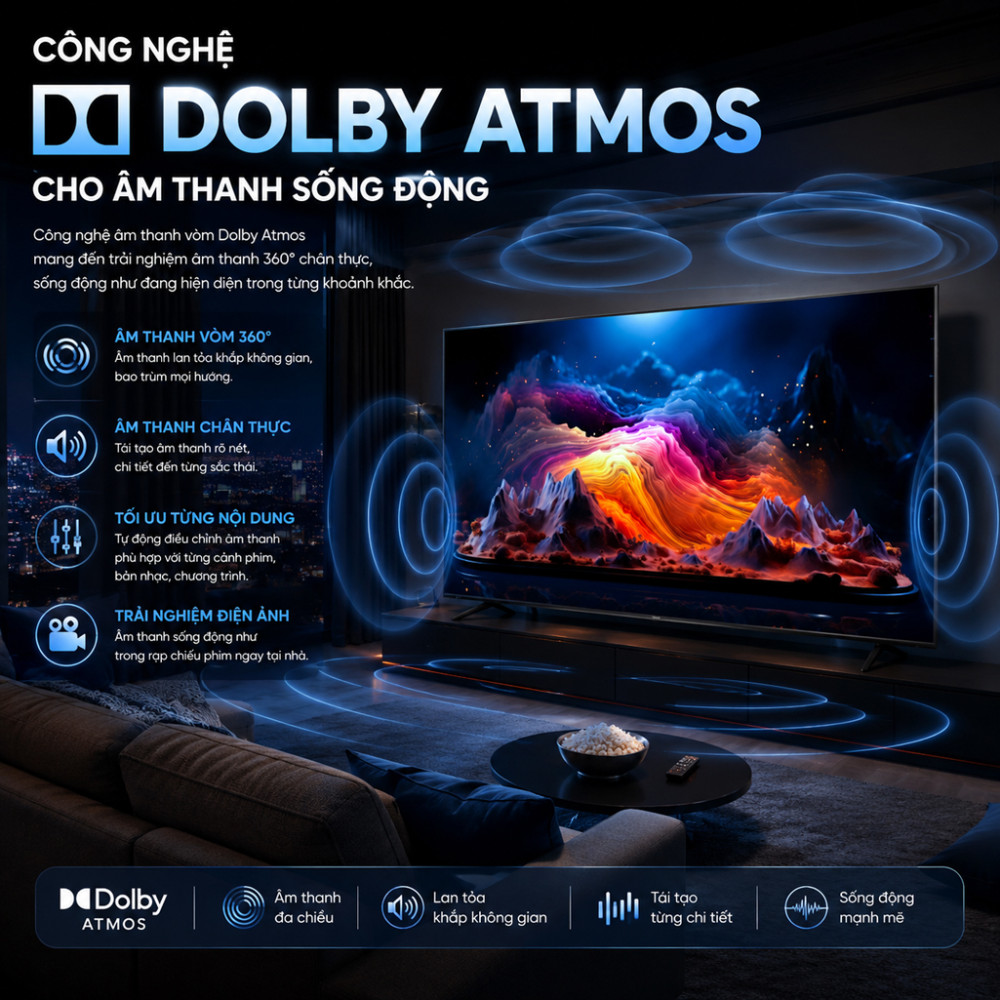 Smart tivi Qled VSP 4K 85 inch VUE85GQU01QPRO - Hàng chính hãng