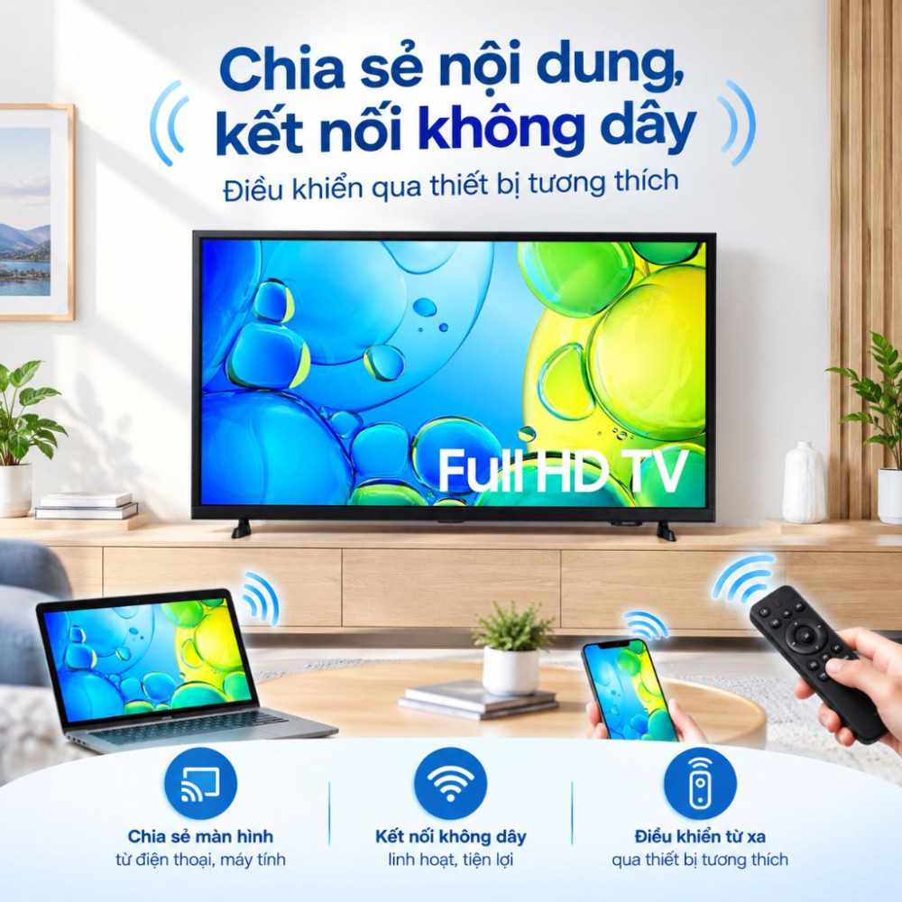  Smart tivi Samsung 43 inch UA43F6000F - Hàng chính hãng