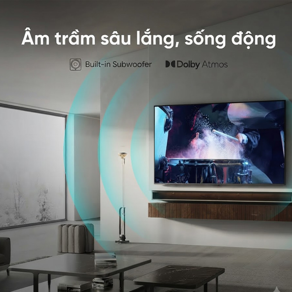 Smart Tivi ULED Hisense 4K 85 inch 85U6Q - Hàng chính hãng
