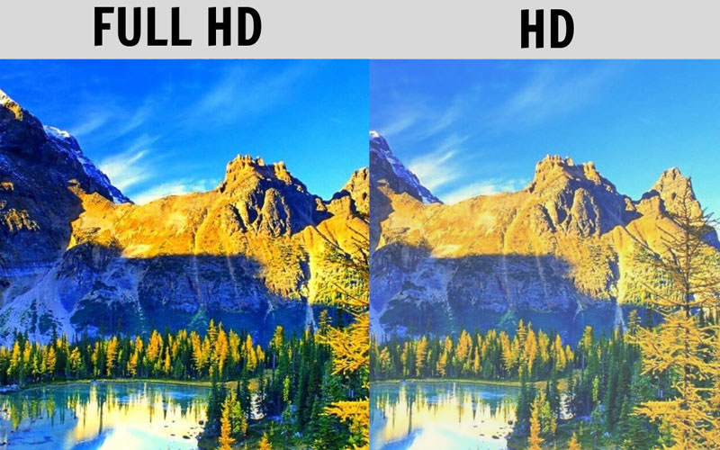 Độ phân giải FullHD (1920 x 1080 px) cho chất lượng hình ảnh sắc nét