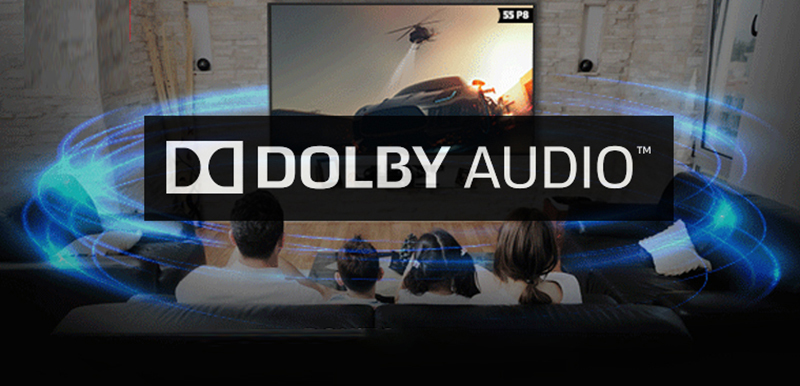 Công nghệ Dolby Audio cho chất lượng âm thanh trong sạch, sống động