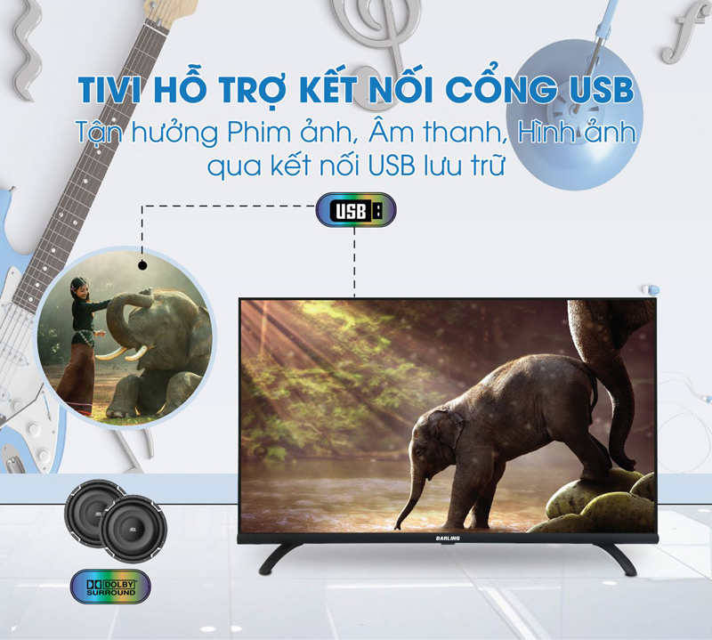 Smart Tivi Darling 40 inch Full HD 40FH964S - Hàng chính hãng