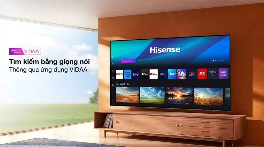 Smart tivi Hisense 4K 100 inch 100Q7N - Hàng chính hãng