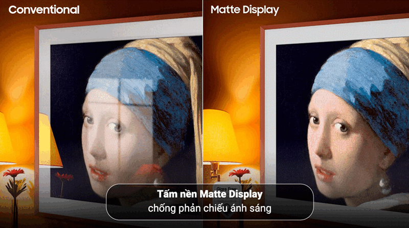 Tấm nền chống phản chiếu ánh sáng Matte Display