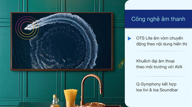 Công nghệ âm thanh vòm Dolby Atmos, OTS, ..mang đến âm thanh sống động