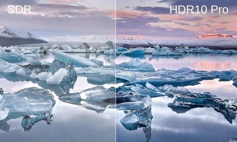 Công nghệ HDR10 Pro cho trải nghiệm màu sắc rực rỡ trong mọi khung hình