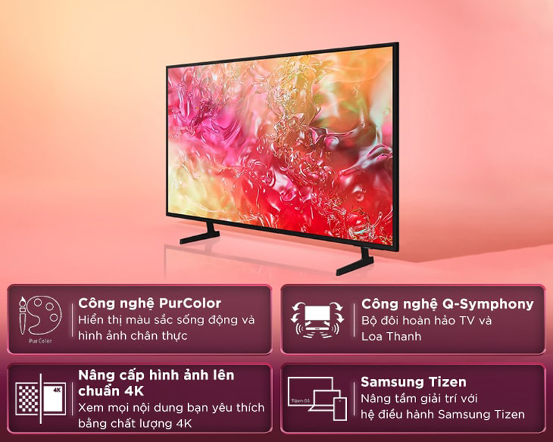 Tính năng nổi bật của Smart tivi Samsung 4k 43 inch UA43DU7700