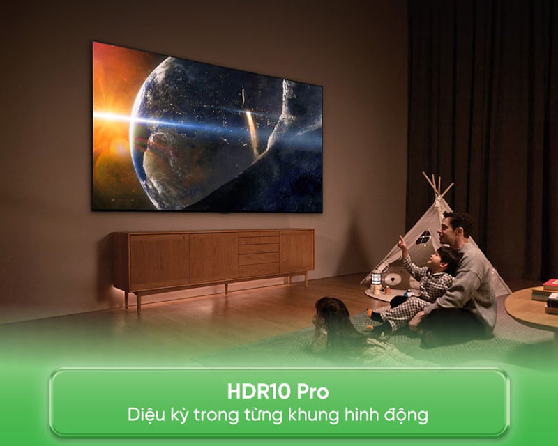 Công nghệ HDR10 Pro mang đến hình ảnh sắc nét