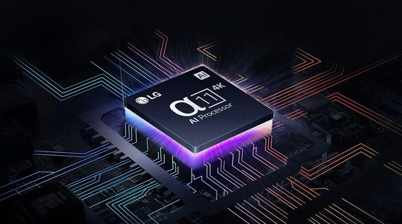 Bộ xử lý  α11 AI Processor 4K mang đến những trải nghiệm thú vị