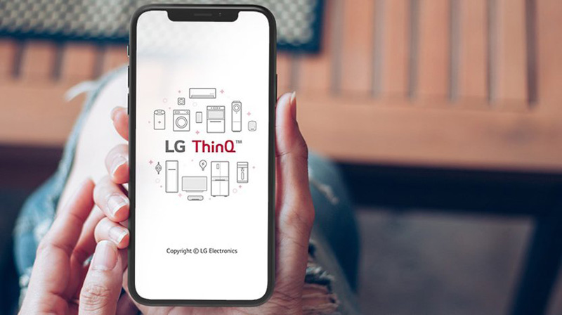 Điều khiển từ xa bằng điện thoại thông qua ứng dụng LG ThinQ 