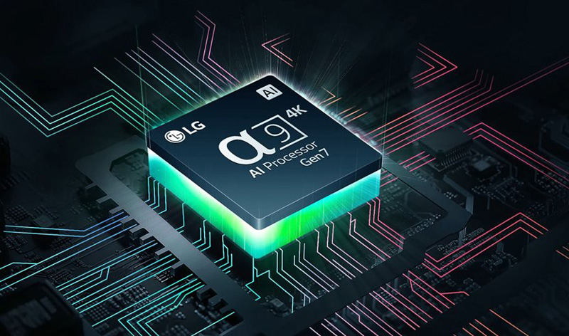 Bộ xử lý  α9 AI Processor 4K Gen7  mang đến nhiều trải nghiệm thú vị