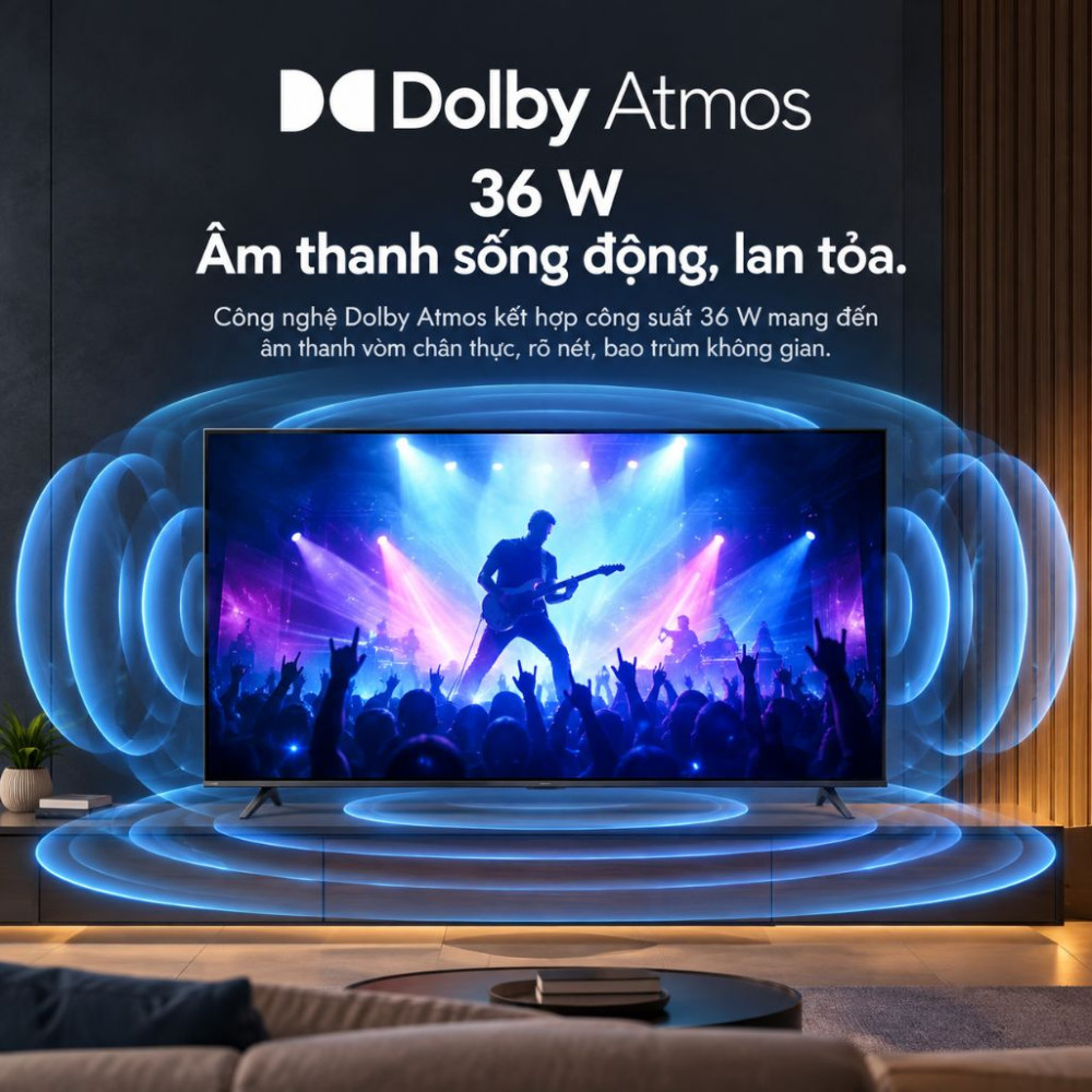 Smart tivi qled Toshiba AI 4K 85 inch 85M450RP - Hàng chính hãng