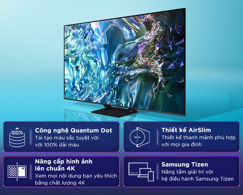 Tính năng nổi bật của Smart tivi qled Samsung 4K 85 inch QA85Q60DA