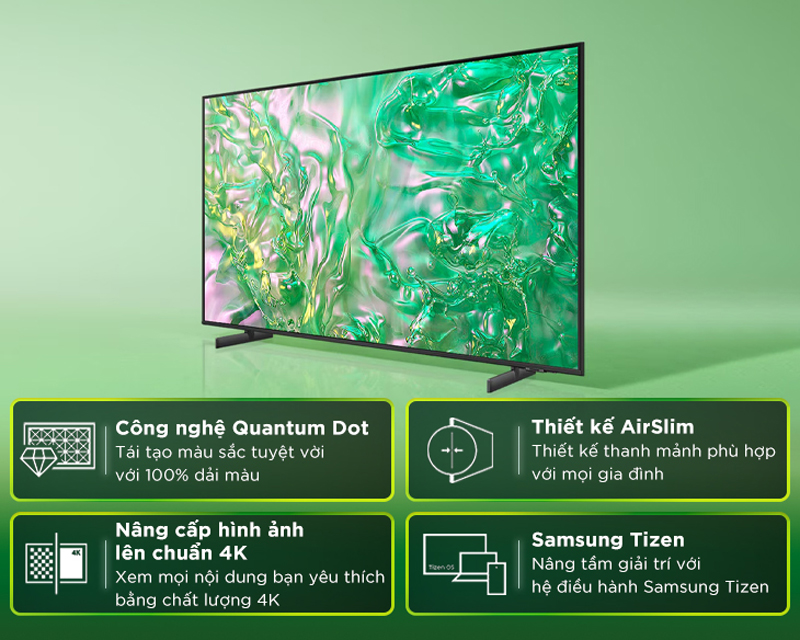 Đặc điểm nổi bật của Smart tivi Samsung 4K 55 inch UA55DU8000