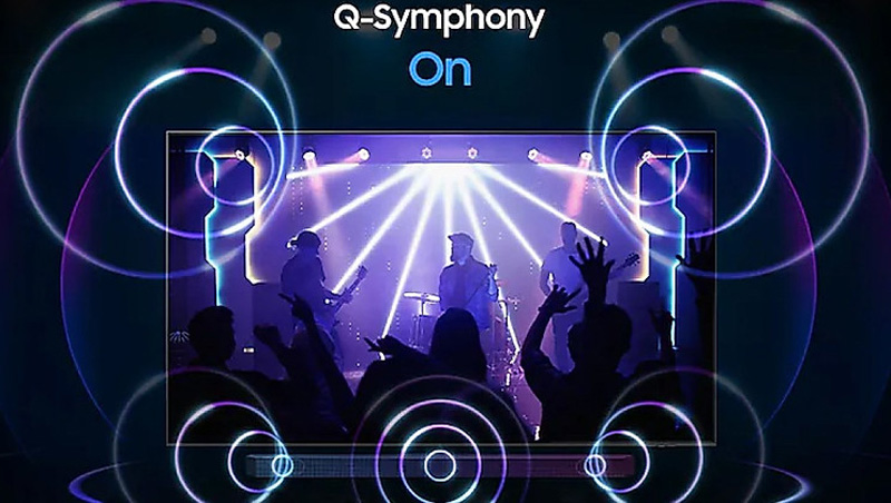 Công nghệ âm thanh hiện đại: Dolby Atmos, chuyển động theo hình ảnh OTS, Q-Symphony Next, Adaptive Sound Pro,.....
