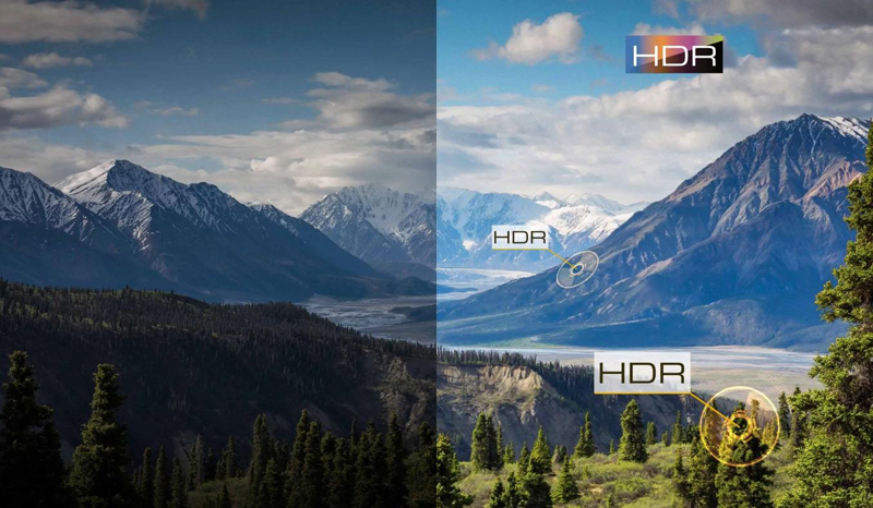  Công nghệ HDR10 mang đến cho bạn khung hình đặc sắc, rõ nét