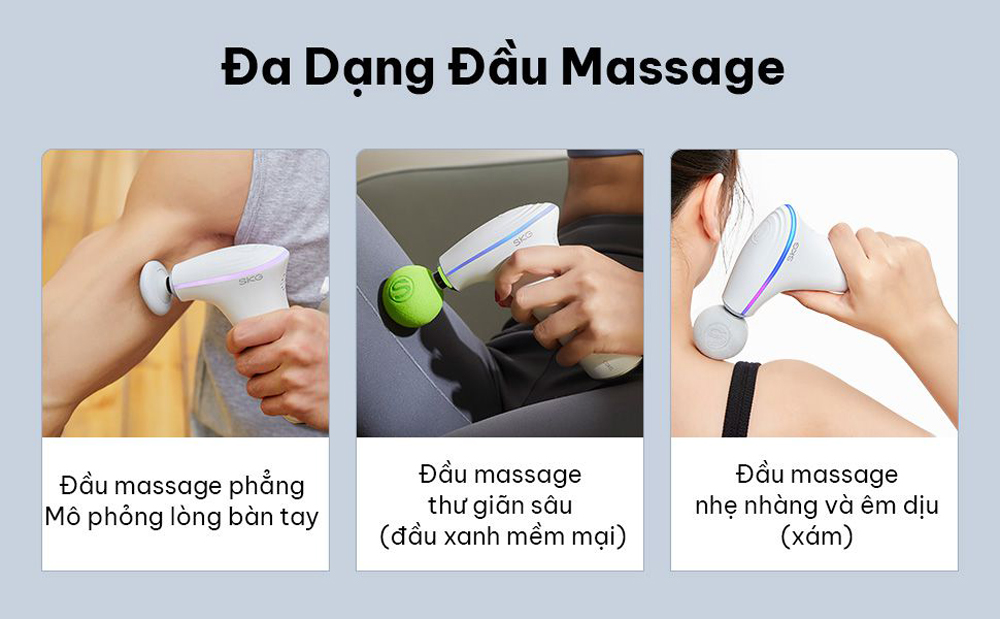 Súng massage SKG F5 - Hàng chính hãng
