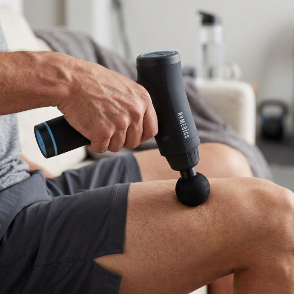 Súng massage trị liệu pin sạc cầm tay Homedics HHP-745 - Hàng chính hãng