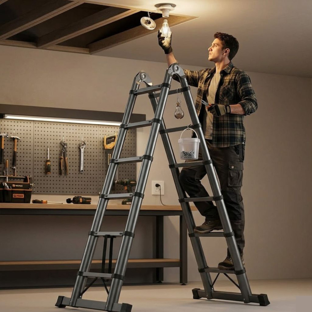 Thang rút gọn chữ A Fujihome STLA66 - Hàng chính hãng