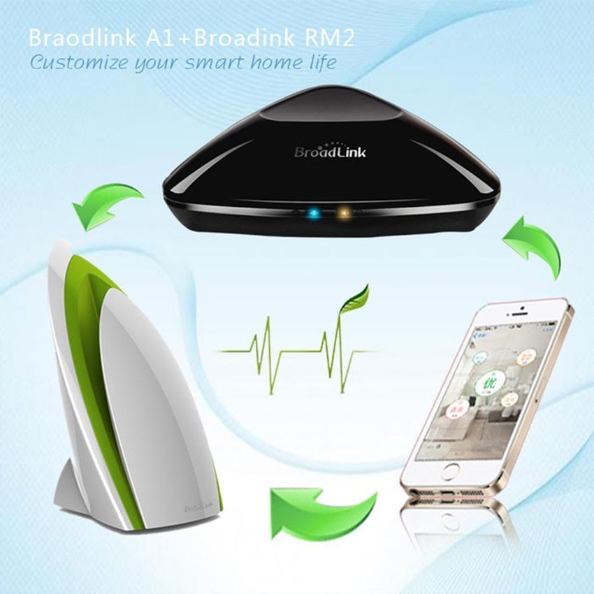 Chức năng kết nối thiết bị thông minh của Broadlink của thiết bị kiểm soát môi trường sống Broadlink A1