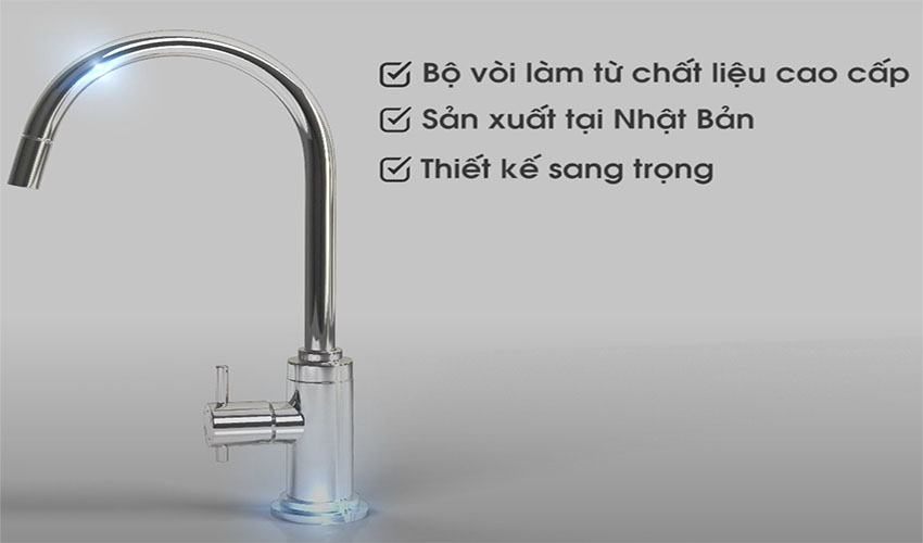 Thiết kế vòi của Thiết bị lọc nước dưới bồn rửa Cleansui EU101