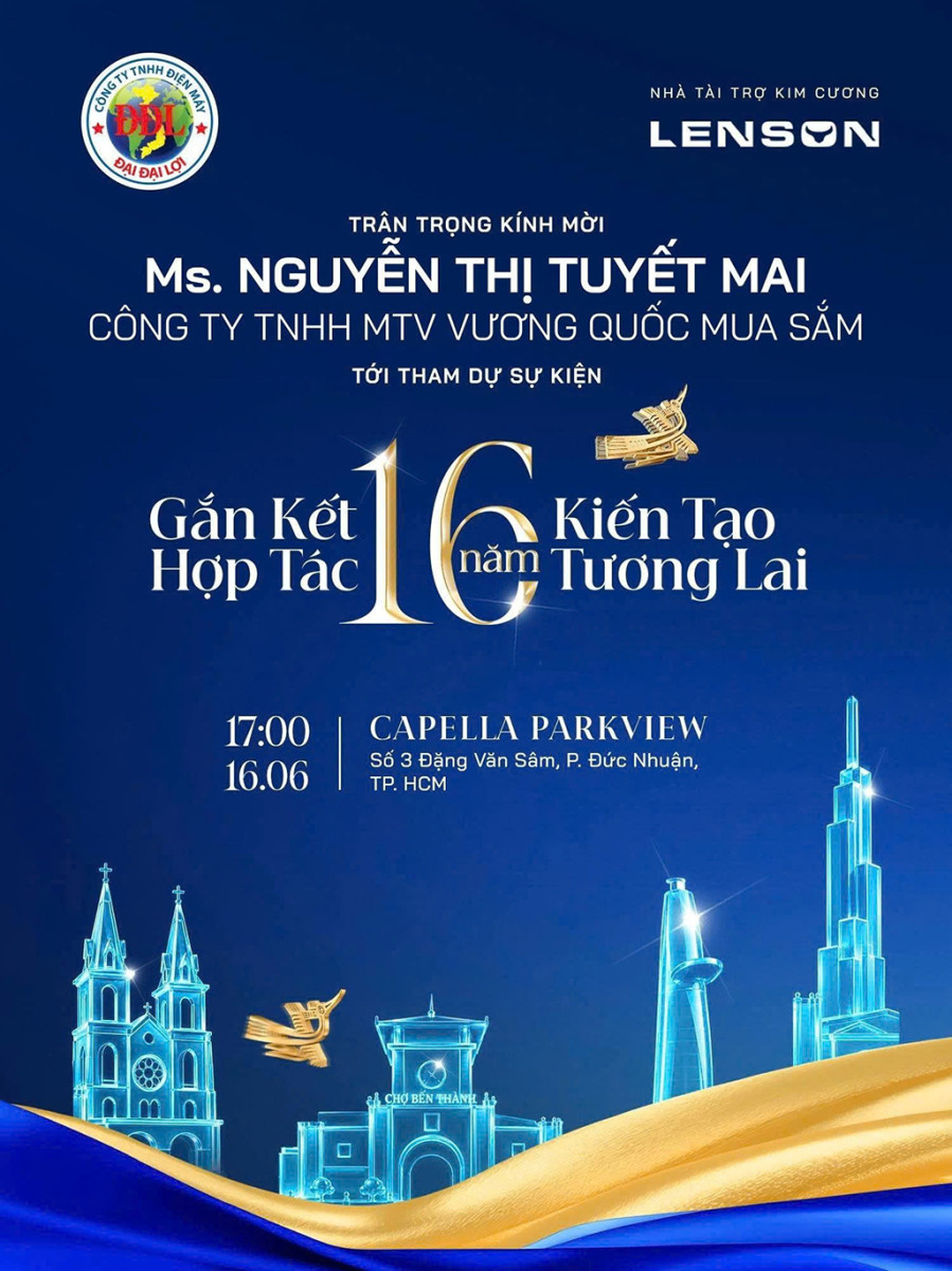 THƯ MỜI HỘI NGHỊ HỢP TÁC LENSON GỬI ĐẾN KINGSHOP.VN – KHẲNG ĐỊNH VỊ THẾ ĐẠI LÝ CHIẾN LƯỢC