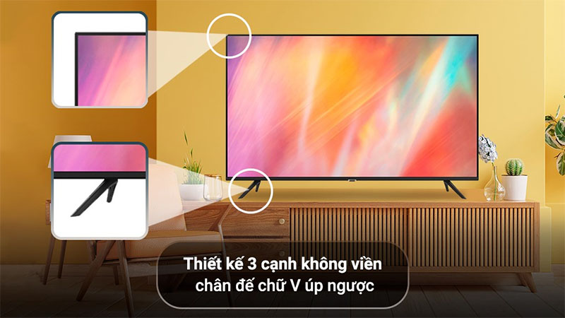 Smart Tivi Samsung 4K 43 inch UA43AU7002 - Hàng chính hãng