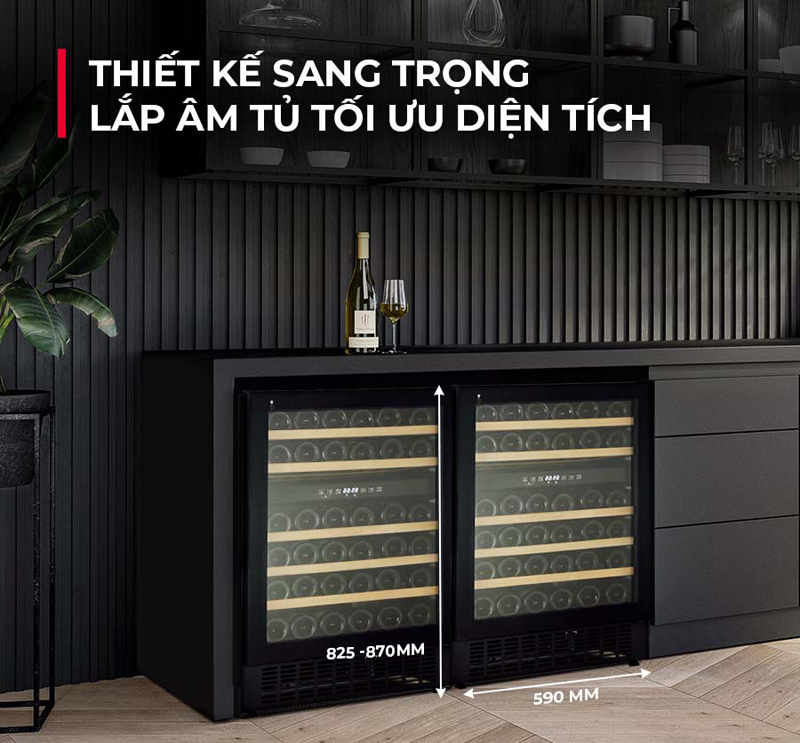 Có thể lắp âm hoặc dương đều được