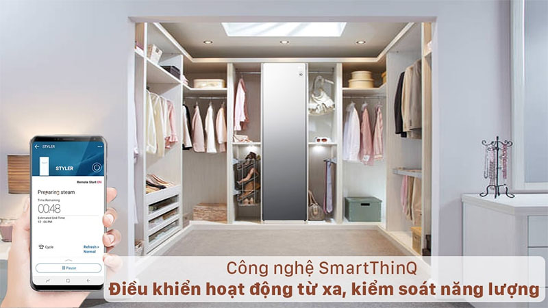 Tủ chăm sóc quần áo thông minh LG Styler S5MB - Hàng chính hãng