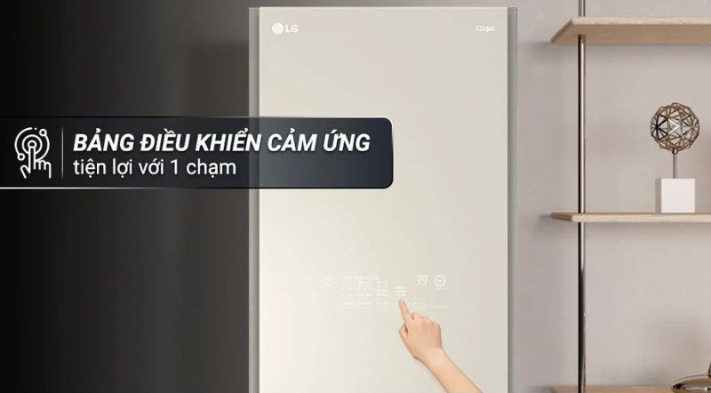 Bảng điều khiển cảm ứng dễ dàng thao tác, điều chỉnh