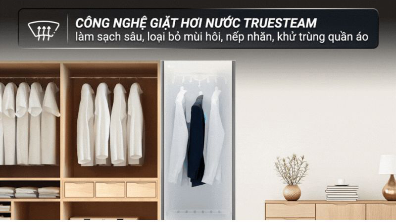 Loại bỏ vi khuẩn và tác nhân gây dị ứng với công nghệ TrueSteam