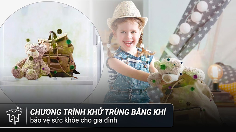 Giặt khử trùng bằng khí, bảo vệ sức khỏe của bạn