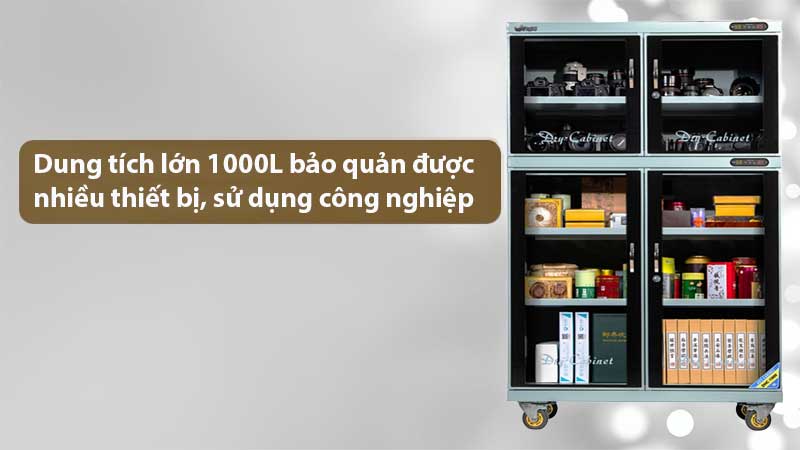 Tủ chống ẩm công nghiệp FujiE DHC1000 - Hàng chính hãng