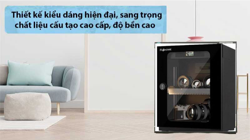 Thiết kế kiểu dáng tủ đứng hiện đại, sang trọng