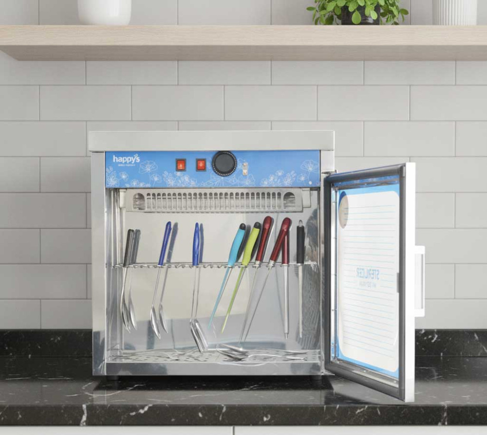 Tủ diệt khuẩn treo tường Happys HPS-101CW - Hàng chính hãng