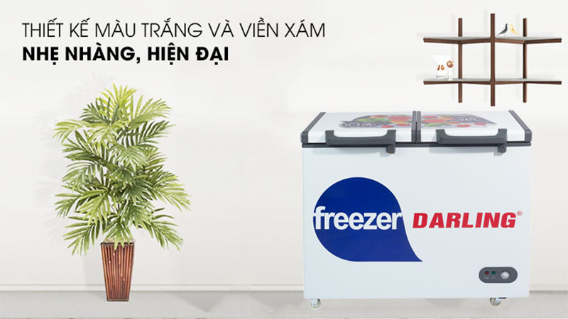 Thiết kế của Tủ đông 1 ngăn 370L Darling DMF-3799AX-1