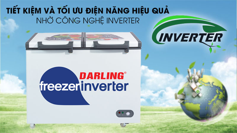 Công nghệ Inverer của Tủ đông 1 ngăn Inverter Darling DMF-3799AXI-1