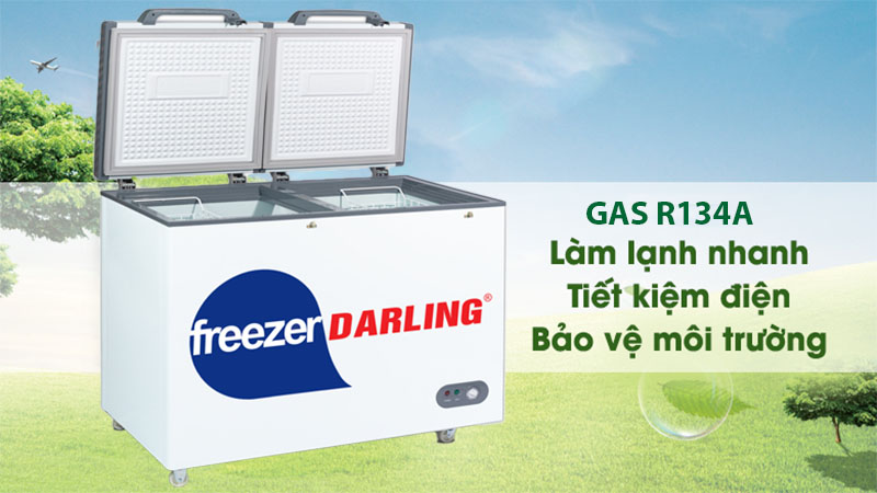 Gas làm lạnh của Tủ đông 1 ngăn 450L Darling DMF-4799AX-1 