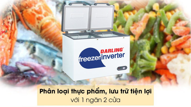 Thiết kế của Tủ đông 1 ngăn Inverter Darling DMF-4799AXI-1