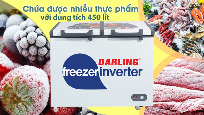 Dung tích của Tủ đông 1 ngăn Inverter Darling DMF-4799AXI-1