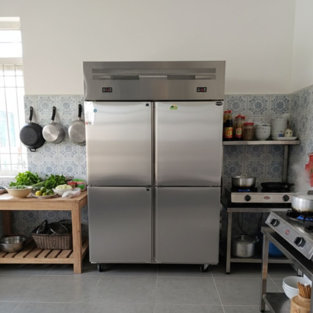 Tủ đông 4 cánh Oucboll BCD-1200Q - Hàng chính hãng