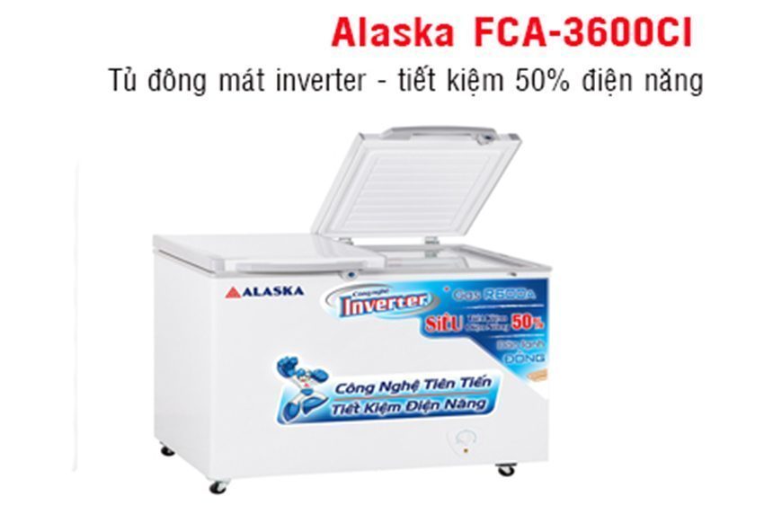 Tủ đông mát Alaska Inverter FCA-3600CI