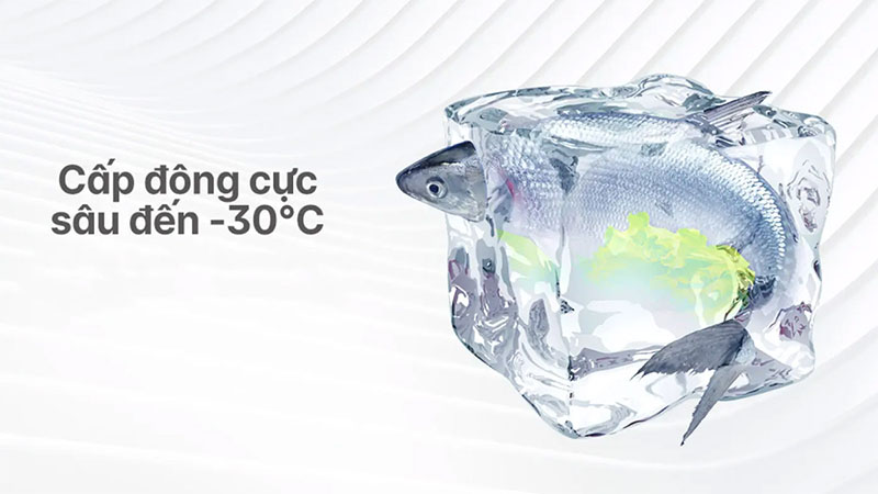 Nhiệt độ cấp đông sâu của Tủ đông Aqua 301 lít AQF-C4001S