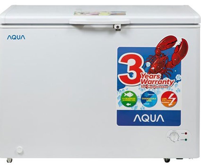 Kiếu dáng của tủ đông Aqua AQF-C410