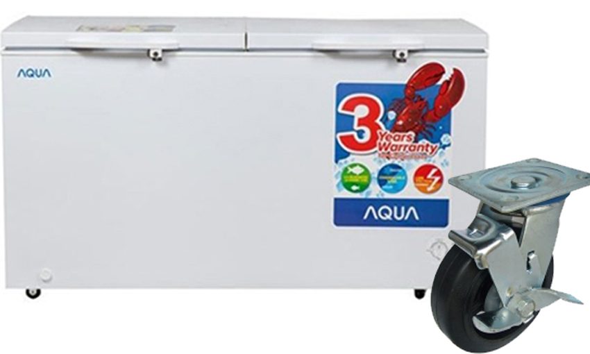 Bánh xe của tủ đông Aqua AQF-R490