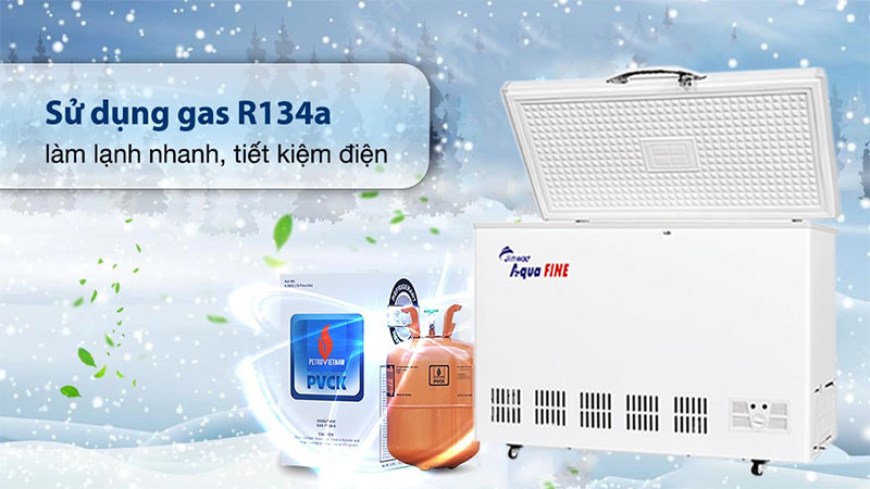 Gas làm lạnh của Tủ đông Aquafine 280 lít JW-280F